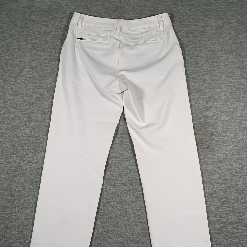 Bonobos Golf Pants Mens 30x29 (28x28) White Slim Fit Stretch Khaki Chino - Picture 11 of 13